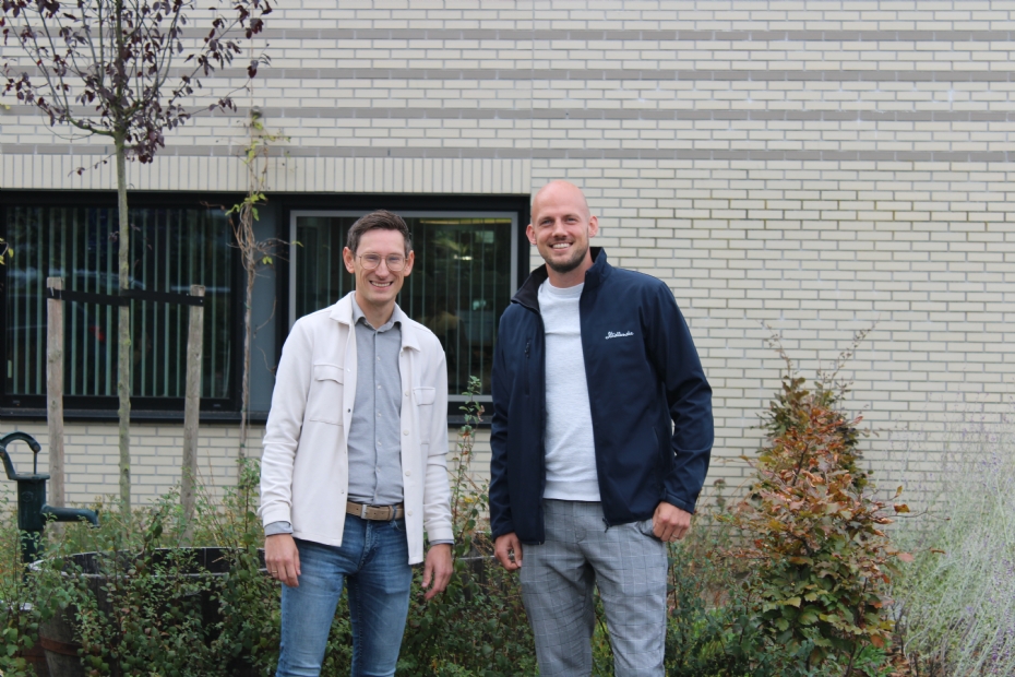 Christiaan den Toon van Landus (links) en Rein Dekkers van Stadlander