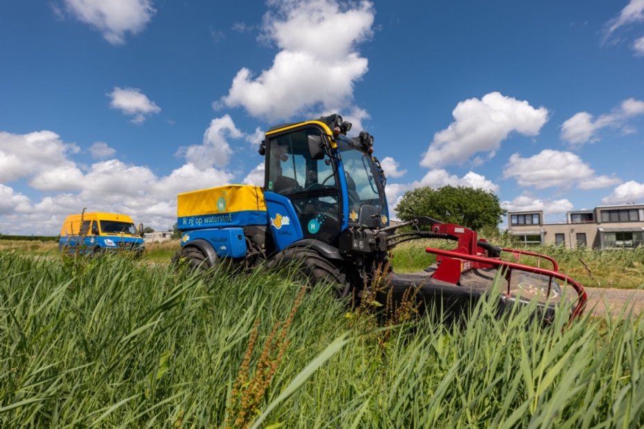 Vrijwel het gehele wagenpark van Jos Scholman rijdt op groene waterstof