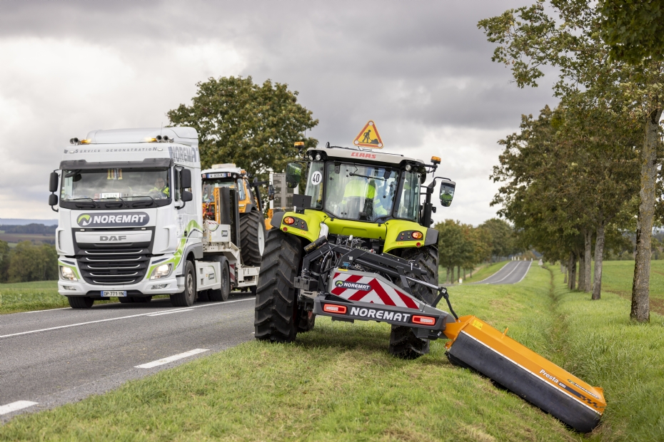 Noremat staat bekend om armmaaiers, klepelmaaiers en snoeioplossingen die jaarrond kunnen worden ingezet langs wegen, taluds en watergangen (Beeld: Noremat)