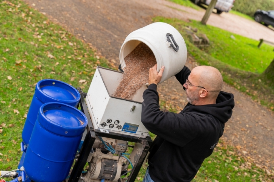Gebruik Kiezelgur in Terrafit Injector