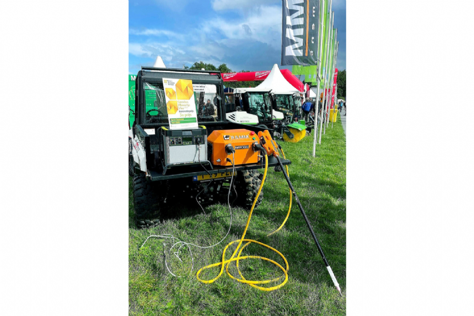 De RAMM3000, de light versie van de Elektro Lance, won in 2024 de derde prijs onder de Gouden Klavertje Innovatie Awards op de GTH-beurs