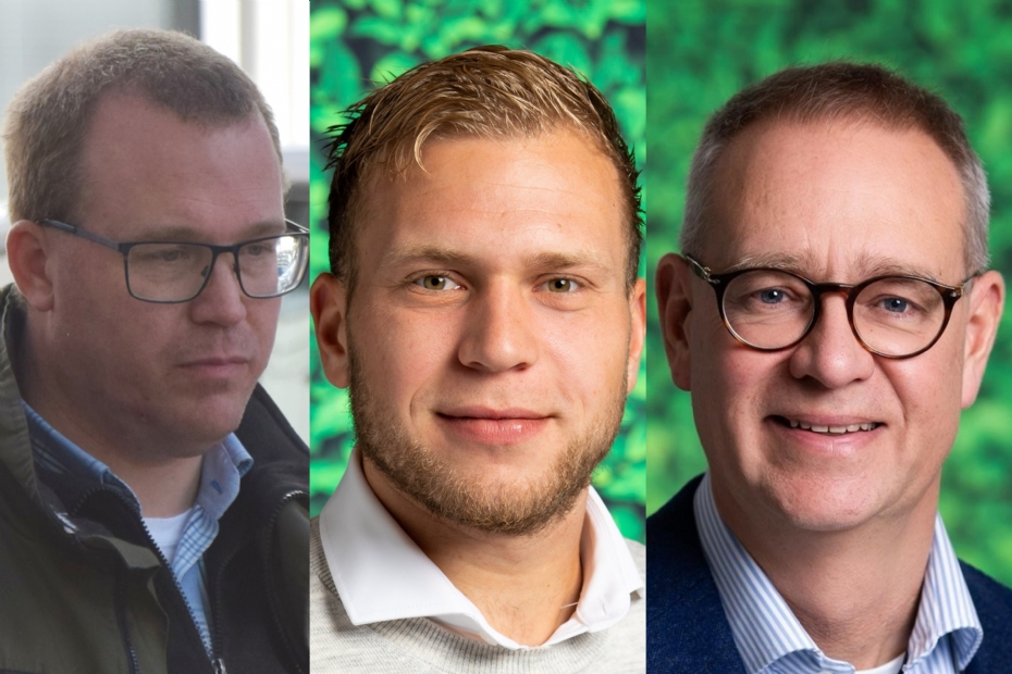 Vlnr Martien van Eekelen, Laurens Lingen, Dirk Doornenbal Vlnr Martien van Eekelen, Laurens Lingen, Dirk Doornenbal