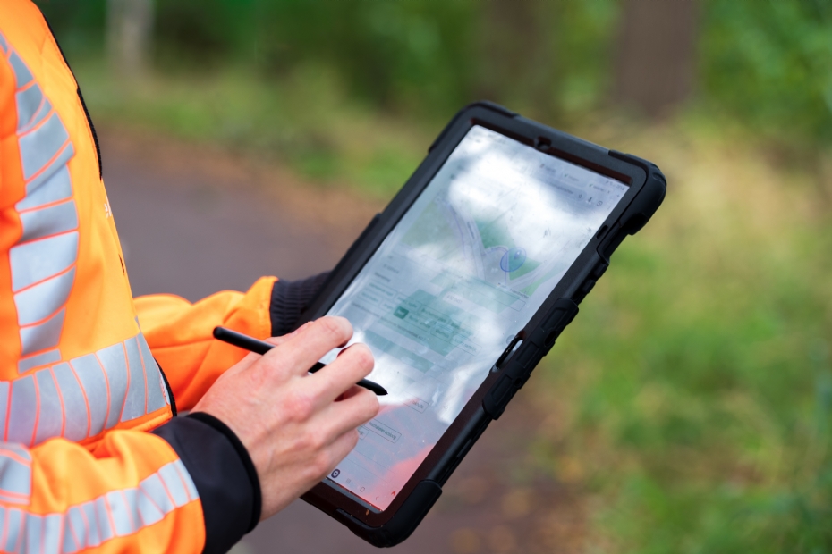 William Krijger: 'In de app leg je vast welke werkzaamheden worden uitgevoerd, welke inspecties daarbij horen en wat er precies is waargenomen'
