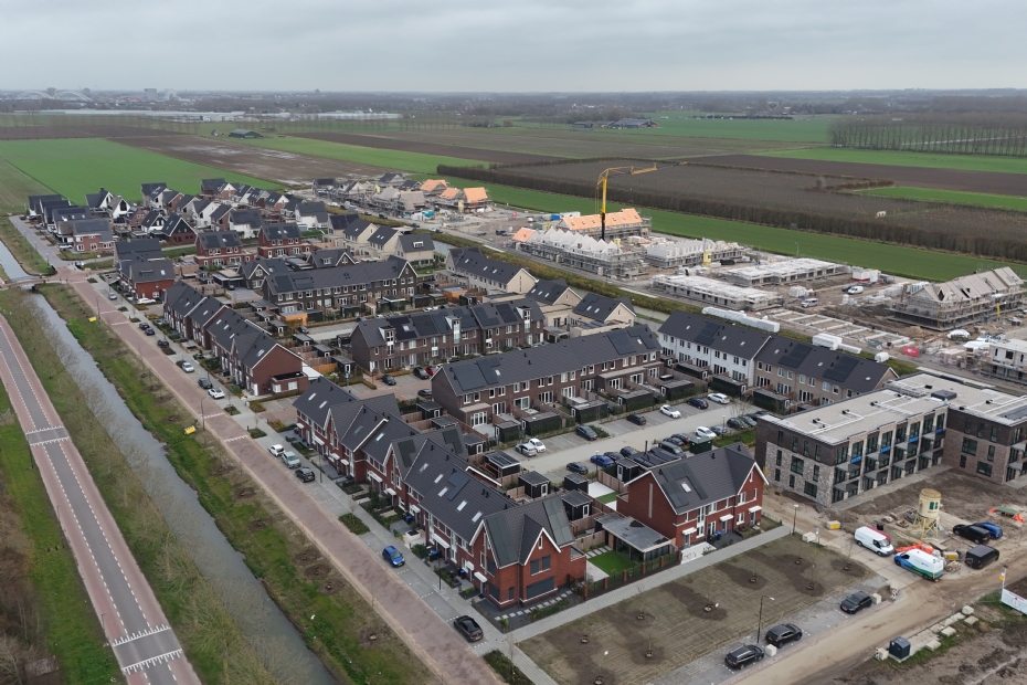 De wijk Achter de Schans in wording