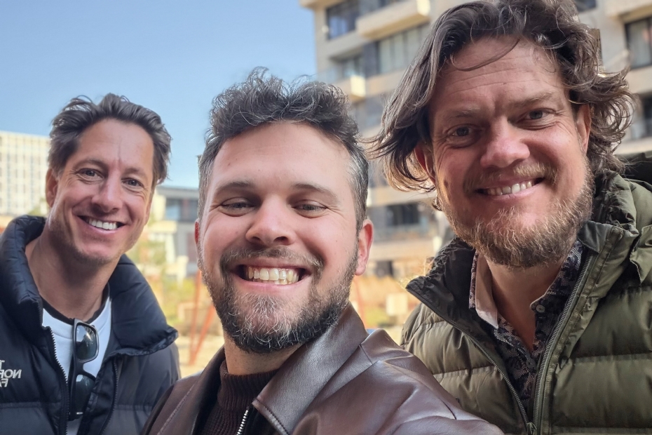 De makers, v.l.n.r.: Bas Koole, Martijn Postma en Stijn Mertens De makers, v.l.n.r.: Bas Koole, Martijn Postma en Stijn Mertens