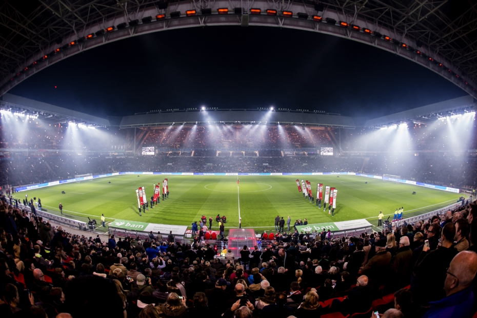 Archieffoto: Led Verlichtingsinstallatie van PSV Stadion