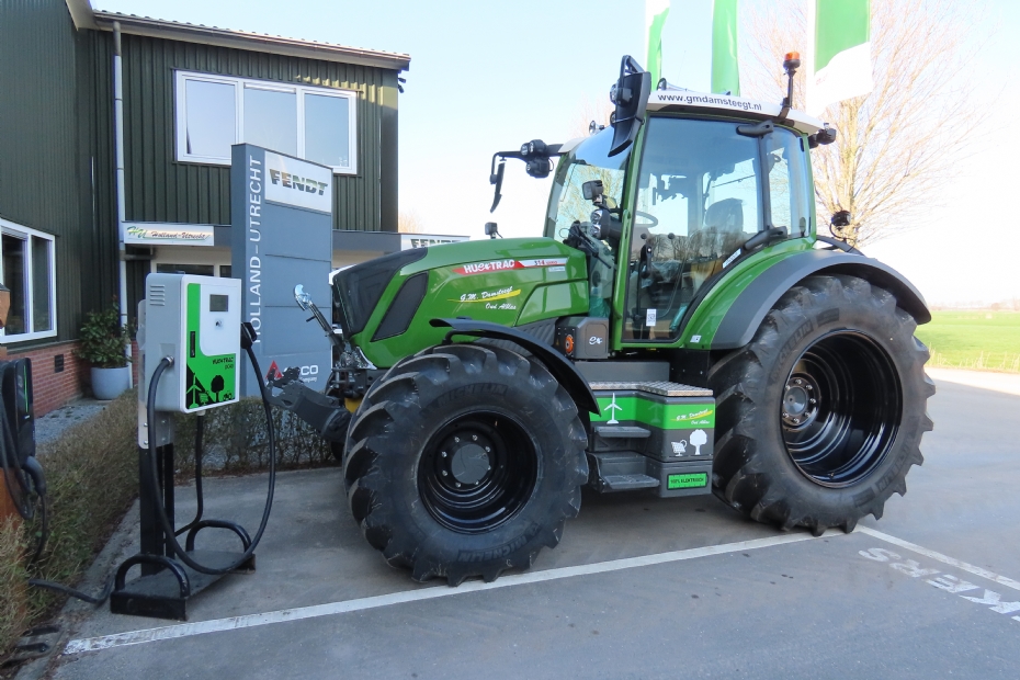 De Hue-trac 314 kan laden tot 100 kW De Hue-trac 314 kan laden tot 100 kW