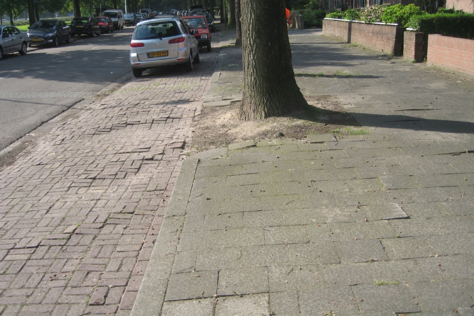 Bodemverzakkingen door droogte en een daardoor lage grondwaterstand, beeld ter illustratie