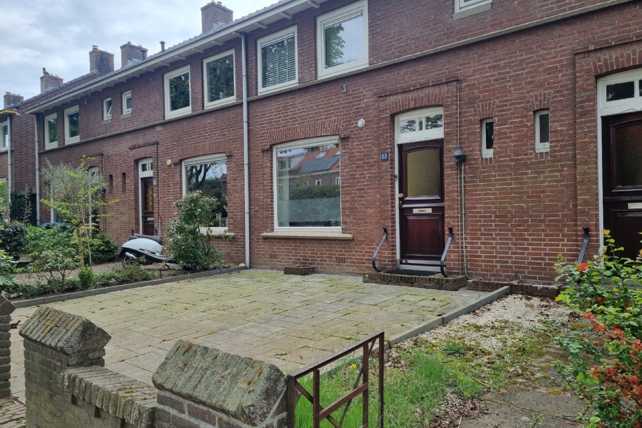 Een totaal versteende tuin in Nijmegen-Oost, een over het algemeen groene wijk
