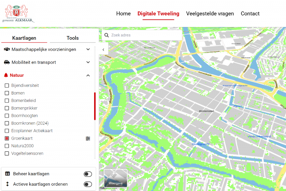 De digital twin van Alkmaar De digital twin van Alkmaar