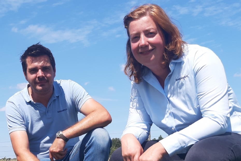 Links William Boogaarts, rechts Suzan Nicolasen